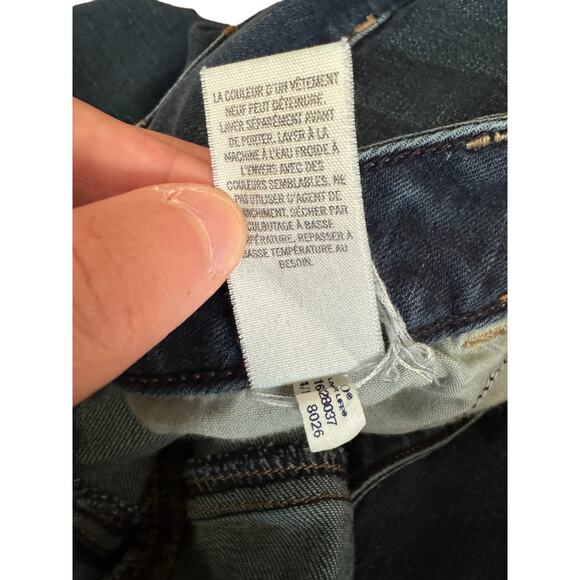 American Eagle Blue Denim Jeggings Womens 2 Skinny Leg Stretch - Picture 5 of 12